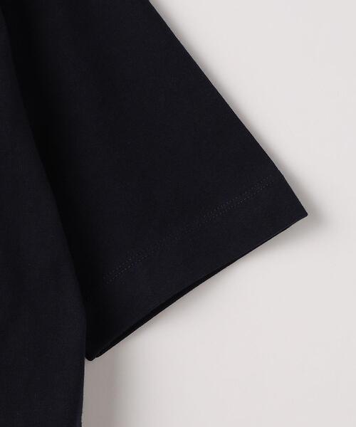 green label relaxing（グリーンレーベルリラクシング）の「COMFY COOL クルーネック Tシャツ -接触冷感・吸水速乾-（Tシャツ/カットソー・メンズ・ライラック/ホワイト/ネイビー/ベージュ・L/XL/S/M）」の12枚目の写真