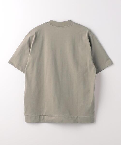 green label relaxing（グリーンレーベルリラクシング）の「COMFY COOL クルーネック Tシャツ -接触冷感・吸水速乾-（Tシャツ/カットソー・メンズ・ライラック/ホワイト/ネイビー/ベージュ・L/XL/S/M）」の20枚目の写真