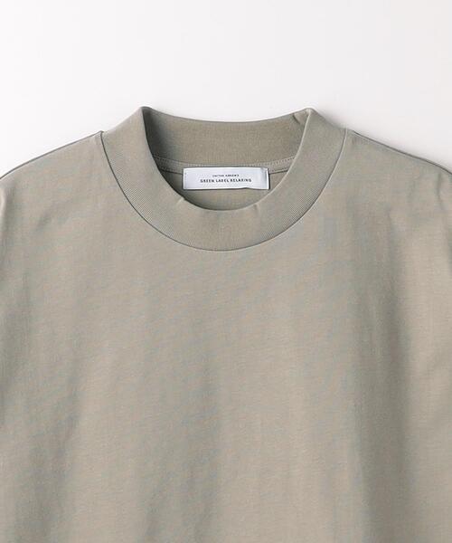 green label relaxing（グリーンレーベルリラクシング）の「COMFY COOL クルーネック Tシャツ -接触冷感・吸水速乾-（Tシャツ/カットソー・メンズ・ライラック/ホワイト/ネイビー/ベージュ・L/XL/S/M）」の21枚目の写真