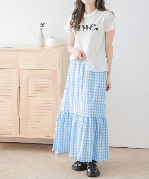 セール】ギンガムチェックスカート（スカート）｜SUGAR BISKET