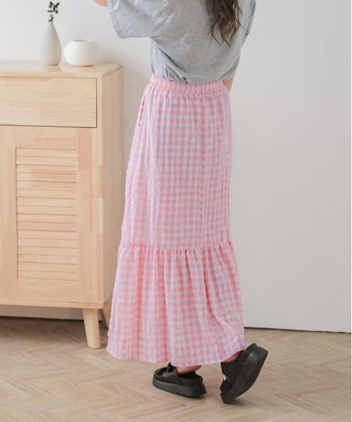 セール】ギンガムチェックスカート（スカート）｜SUGAR BISKET