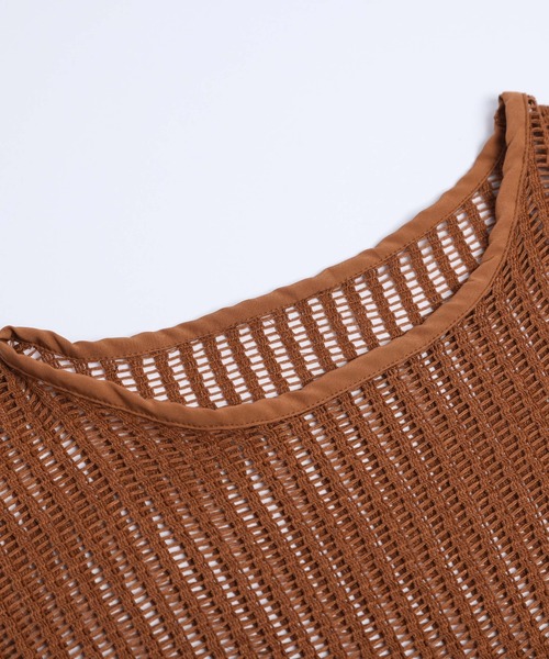 AMELY(エミリー)の「2wayメッシュプルオーバー(その他トップス・レディース・テラコッタ/ホワイト/カーキ/ブラック・フリー)」の16枚目の写真