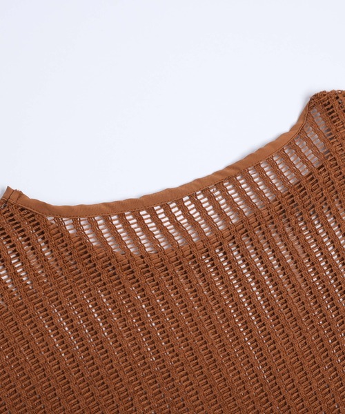 AMELY(エミリー)の「2wayメッシュプルオーバー(その他トップス・レディース・テラコッタ/ホワイト/カーキ/ブラック・フリー)」の22枚目の写真