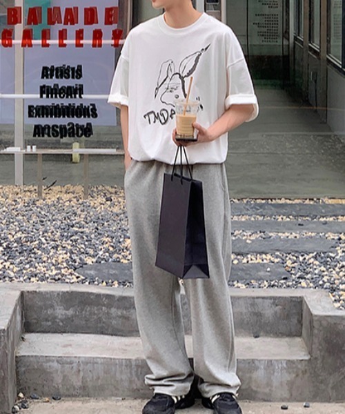 MGV(エムジーヴィー)の「ラビットイラストT(Tシャツ/カットソー・メンズ・ホワイト/ブラック・MEDIUM/LARGE/X-LARGE)」の10枚目の写真