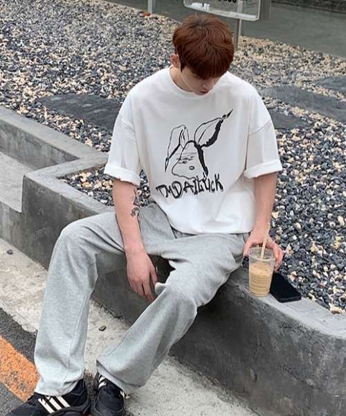 MGV(エムジーヴィー)の「ラビットイラストT(Tシャツ/カットソー・メンズ・ホワイト/ブラック・MEDIUM/LARGE/X-LARGE)」の13枚目の写真
