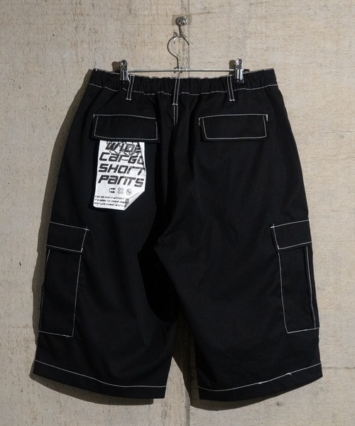 JOHN'S CLOSET(ジョンズクローゼット)の「【13】ナチュラルストレッチ ステッチングワイドカーゴショーツ(カーゴパンツ・メンズ・オリーブ/ブラック/オフホワイト・MEDIUM/LARGE)」の8枚目の写真