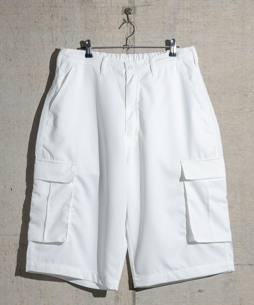 JOHN'S CLOSET(ジョンズクローゼット)の「【13】ナチュラルストレッチ ステッチングワイドカーゴショーツ(カーゴパンツ・メンズ・オリーブ/ブラック/オフホワイト・MEDIUM/LARGE)」の21枚目の写真