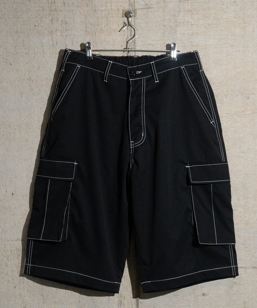 JOHN'S CLOSET(ジョンズクローゼット)の「【13】ナチュラルストレッチ ステッチングワイドカーゴショーツ(カーゴパンツ・メンズ・オリーブ/ブラック/オフホワイト・MEDIUM/LARGE)」の15枚目の写真
