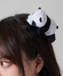 パンダ ヘアクリップ