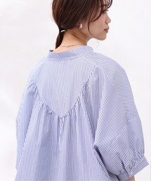 Chez toi | バックギャザースキッパーシャツ(シャツ/ブラウス)