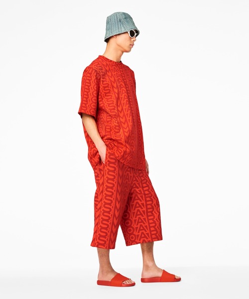 MARC JACOBS オレンジ スライドサンダル MARC JACOBS（マークジェイコブス）の「THE LEATHER SLIDE/ザ
