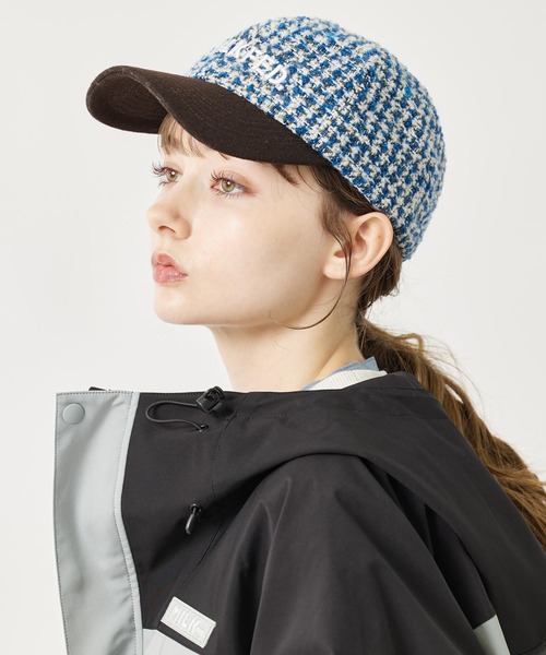 MILKFED.（ミルクフェド）の「LOGO TWEED CAP（キャップ・レディース・ブラウン/ブラック/ブルー・ONE SIZE）」の8枚目の写真