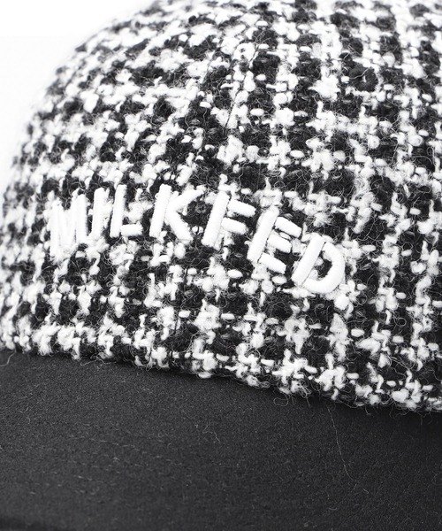MILKFED.（ミルクフェド）の「LOGO TWEED CAP（キャップ・レディース・ブラウン/ブラック/ブルー・ONE SIZE）」の13枚目の写真