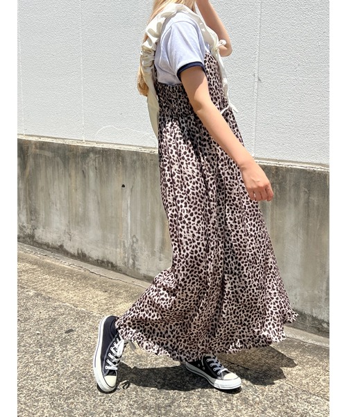 WC（ダブル シー）の「ビスチェデザインロングワンピース（ワンピース・レディース・レオパード/ブラック・FREE）」の18枚目の写真