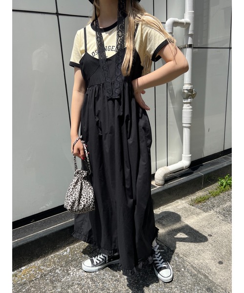 WC（ダブル シー）の「ビスチェデザインロングワンピース（ワンピース・レディース・レオパード/ブラック・FREE）」の14枚目の写真