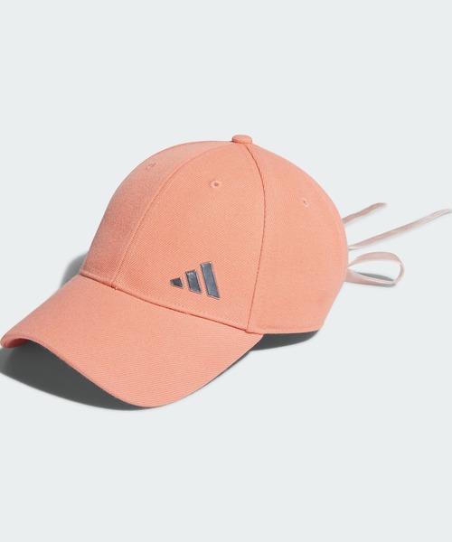 adidas(アディダス)の「メタルロゴ リボンキャップ【adidas Golf/アディダスゴルフ】(キャップ・レディース・ブラック/ピンク/ホワイト/ネイビー・SMALL)」の4枚目の写真