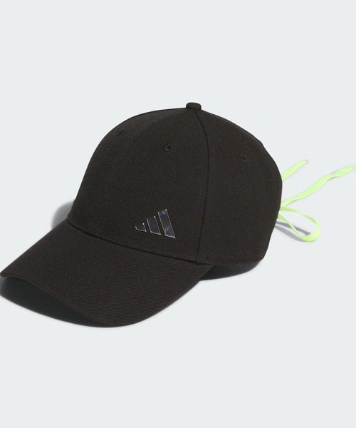 adidas(アディダス)の「メタルロゴ リボンキャップ【adidas Golf/アディダスゴルフ】(キャップ・レディース・ブラック/ピンク/ホワイト/ネイビー・SMALL)」の2枚目の写真