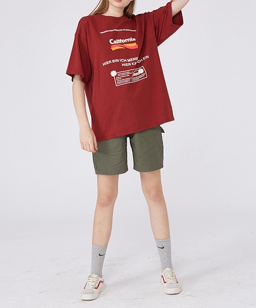 GENXDER(ノンジェンダー)の「【genxder】プリントゆったりTシャツ(Tシャツ/カットソー・メンズ・ベージュ/レッド・LARGE/X-LARGE/MEDIUM)」の22枚目の写真