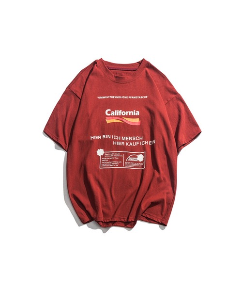 GENXDER(ノンジェンダー)の「【genxder】プリントゆったりTシャツ(Tシャツ/カットソー・メンズ・ベージュ/レッド・LARGE/X-LARGE/MEDIUM)」の20枚目の写真