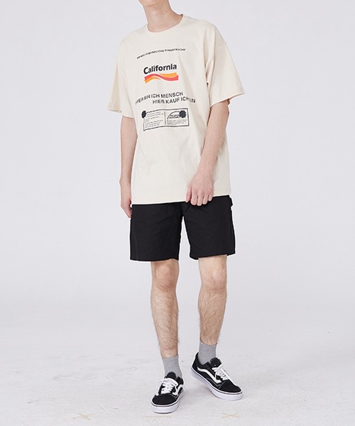 GENXDER(ノンジェンダー)の「【genxder】プリントゆったりTシャツ(Tシャツ/カットソー・メンズ・ベージュ/レッド・LARGE/X-LARGE/MEDIUM)」の10枚目の写真