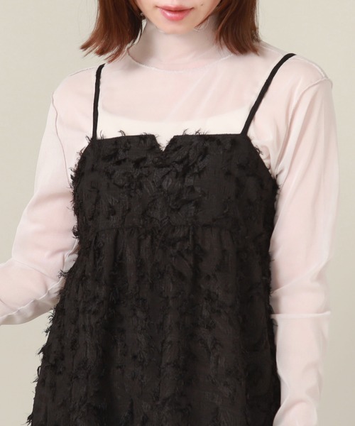 archives（アルシーヴ）の「シャギーＪＱマーメイドキャミワンピース（ワンピース・レディース・ブラック/アイボリー・MEDIUM）」の16枚目の写真