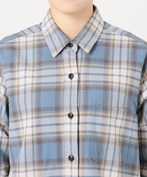 美品＊ドゥーズィエムクラス チェックネルシャツ Deuxieme Classe（ドゥーズィエムクラス）の「チェックネル