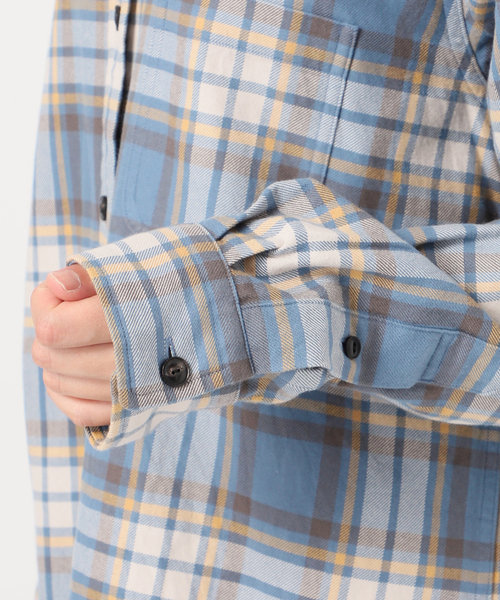 美品＊ドゥーズィエムクラス チェックネルシャツ Deuxieme Classe（ドゥーズィエムクラス）の「チェックネル