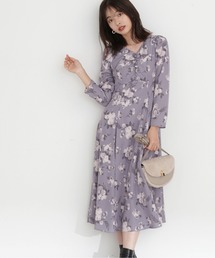 PROPORTION BODY DRESSING | フラワーフロントギャザーワンピース / 1213240912(ワンピース)