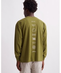Saturdays NYC（サタデーズ ニューヨークシティ ）の「Collage Stack Relaxed Long Sleeve Tee（Tシャツ/カットソー）」