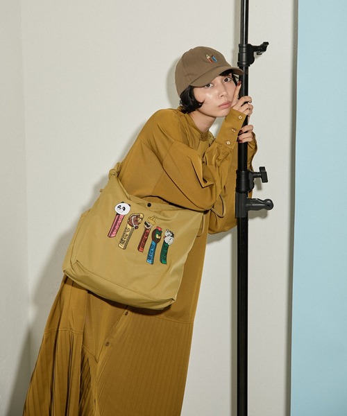 PEZ(ペッツ)× ear】クロスショルダーバッグ/シャーリングリボン