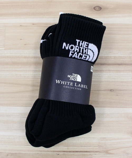 THE NORTH FACE（ザノースフェイス）の「3枚セット ミッドソックスMID SOCKS SET 3P White Label Korea Line（ソックス/靴下・メンズ・ブラック/ホワイト・L/M）」の6枚目の写真