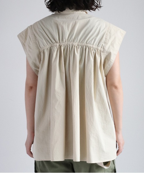 cepo（セポ）の「バックシャーリングフレンチシャツ（シャツ/ブラウス・レディース・オフホワイト/ブラウン/グリーン・M）」の16枚目の写真
