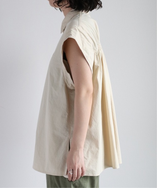 cepo（セポ）の「バックシャーリングフレンチシャツ（シャツ/ブラウス・レディース・オフホワイト/ブラウン/グリーン・M）」の15枚目の写真