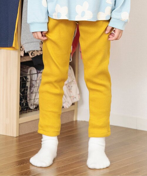 BREEZE（ブリーズ）の「【無地・10色展開】DAISUKI リブパンツ（その他パンツ・キッズ・レインボー/アイボリー/ラベンダー/オレンジ/グレー/マスタード/ブルー/グリーン/ブラウン/ブラック・80/70/90/100/130/120/110）」の9枚目の写真