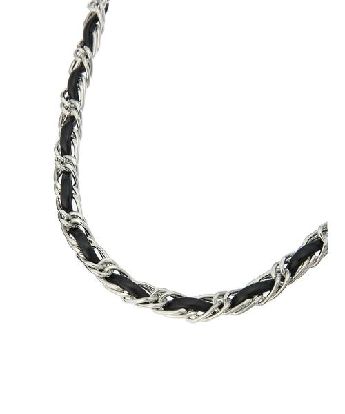 Green　Parks（グリーンパークス）の「every walk. ミックスネックレス（ネックレス・レディース・ブラック・FREE）」の2枚目の写真