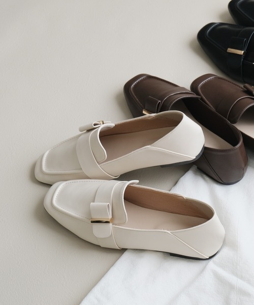 AmiAmi（アミアミ）の「2WAYローファー バブーシュ（ローファー・レディース・アイボリー/ブラック/ダークブラウン・LL/S/M/L）」の20枚目の写真