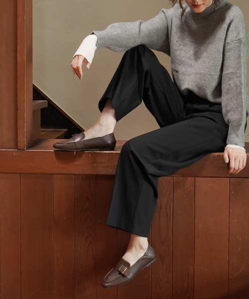 AmiAmi（アミアミ）の「2WAYローファー バブーシュ（ローファー・レディース・アイボリー/ブラック/ダークブラウン・LL/S/M/L）」の15枚目の写真