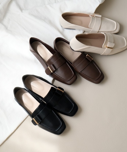 AmiAmi（アミアミ）の「2WAYローファー バブーシュ（ローファー・レディース・アイボリー/ブラック/ダークブラウン・LL/S/M/L）」の13枚目の写真