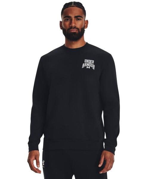 UNDER ARMOUR（アンダーアーマー）の「UAライバルテリー グラフィック クルー（トレーニング/メンズ）（スウェット・メンズ・ブラック・XL/L/M/S/XXL）」の2枚目の写真
