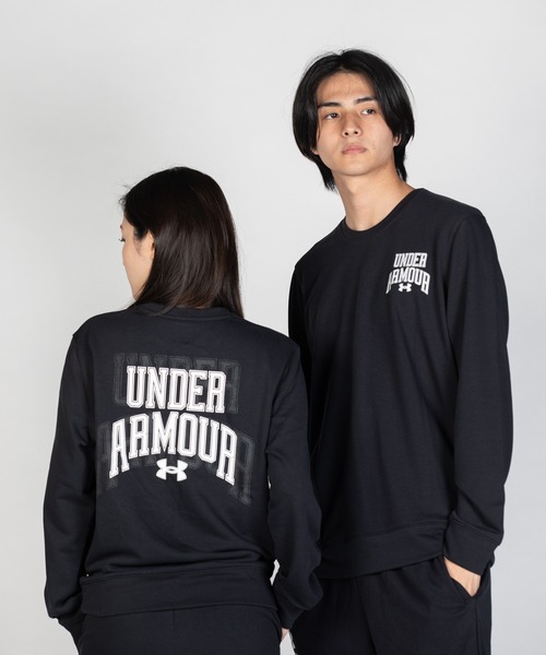 UNDER ARMOUR（アンダーアーマー）の「UAライバルテリー グラフィック クルー（トレーニング/メンズ）（スウェット・メンズ・ブラック・XL/L/M/S/XXL）」の5枚目の写真