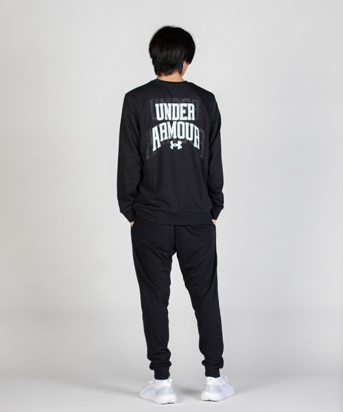UNDER ARMOUR（アンダーアーマー）の「UAライバルテリー グラフィック クルー（トレーニング/メンズ）（スウェット・メンズ・ブラック・XL/L/M/S/XXL）」の9枚目の写真