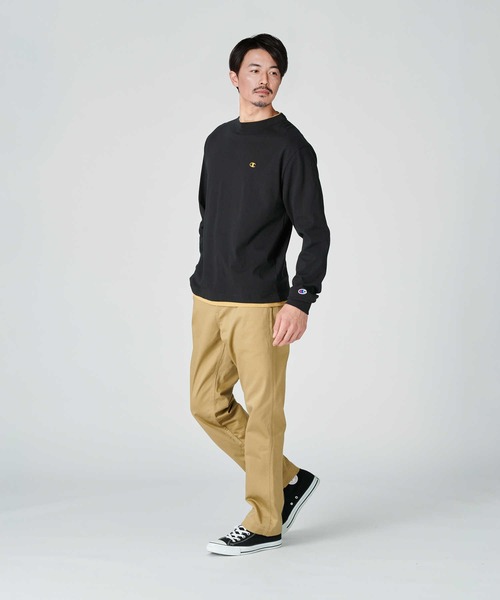 Champion(チャンピオン)の「【Champion】BIGレイヤードロンT(Tシャツ/カットソー・メンズ・ホワイト/ブラック・XL/L/M)」の7枚目の写真