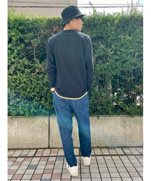 Champion(チャンピオン)の「【Champion】BIGレイヤードロンT(Tシャツ/カットソー・メンズ・ホワイト/ブラック・XL/L/M)」の14枚目の写真