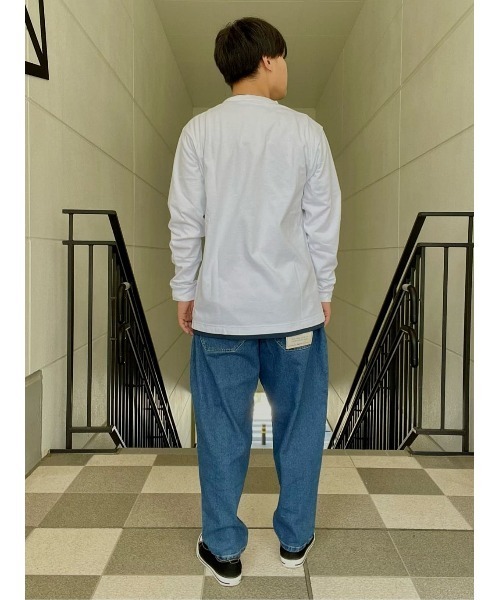 Champion(チャンピオン)の「【Champion】BIGレイヤードロンT(Tシャツ/カットソー・メンズ・ホワイト/ブラック・XL/L/M)」の18枚目の写真