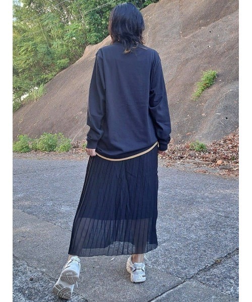 Champion(チャンピオン)の「【Champion】BIGレイヤードロンT(Tシャツ/カットソー・メンズ・ホワイト/ブラック・XL/L/M)」の21枚目の写真
