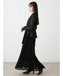 SNIDEL（スナイデル）の「スイッチングレースドレス（ワンピース