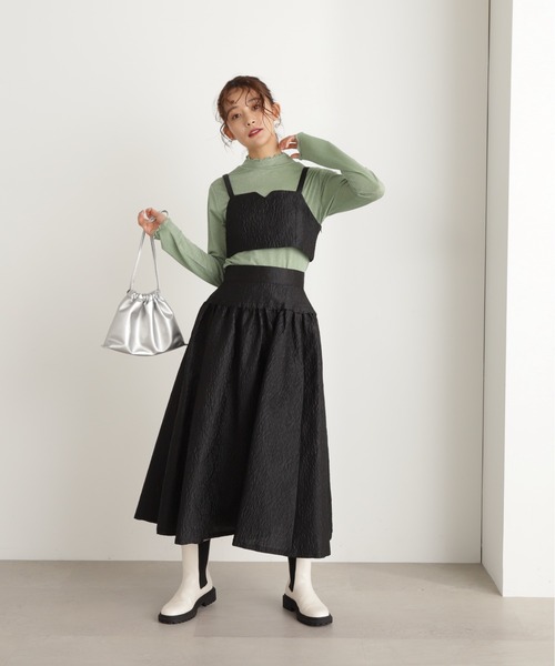 N.（N. Natural Beauty Basic）（エヌエヌナチュラルビューティーベーシック）の「◆ラメインナーカットソー（Tシャツ/カットソー・レディース・ライトグレー/ライトグリーン・MEDIUM）」の21枚目の写真