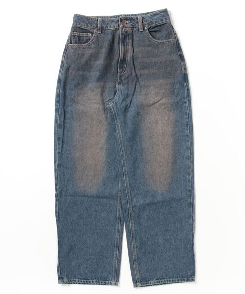WudgeBoy(ワッジボーイ)の「vintage washed straight denim(デニムパンツ・レディース・ブラック/インディゴブルー・MEDIUM/SMALL/LARGE)」の9枚目の写真
