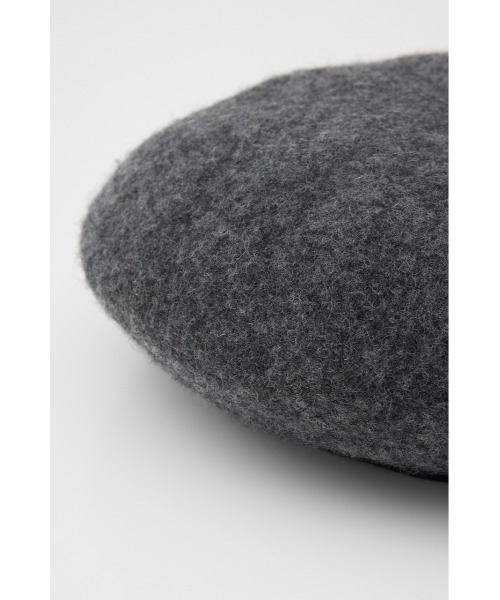 SLY（スライ）の「WOOL BERET ウール ベレー（ハンチング/ベレー帽・レディース・ブラック/杢グレー・FREE）」の5枚目の写真