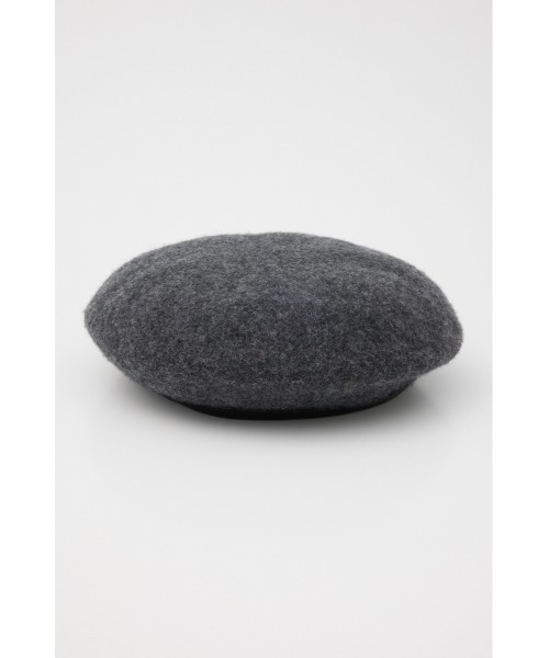 SLY（スライ）の「WOOL BERET ウール ベレー（ハンチング/ベレー帽・レディース・ブラック/杢グレー・FREE）」の3枚目の写真